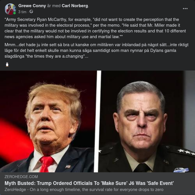 Utan Militär Inblandning...