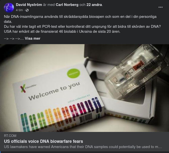 DNA-Insamlingsanvändning