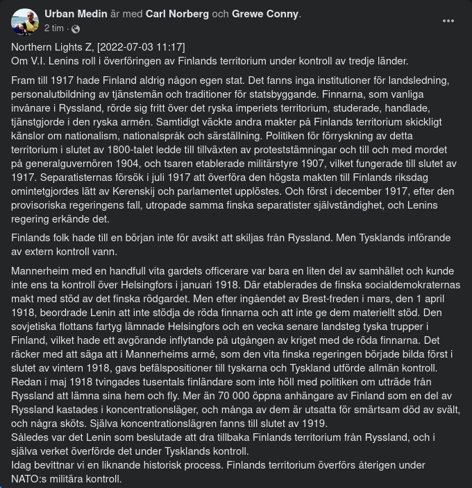 Finlands Territorium Då & Nu