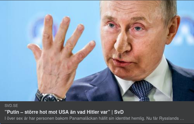 Panamaläckande Veckostart