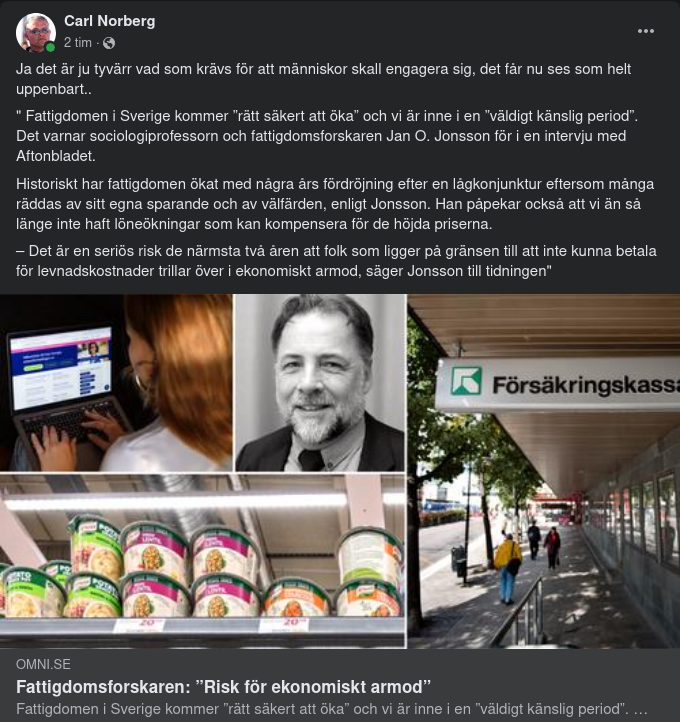 Fattigdomsforskarens Ekonomiska Armod
