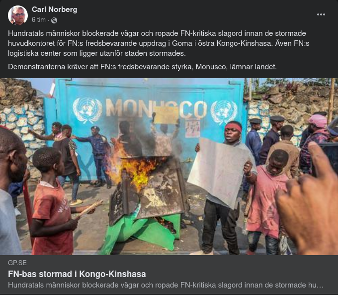 Stormad FN-Bas I Kongo-Kinshasa