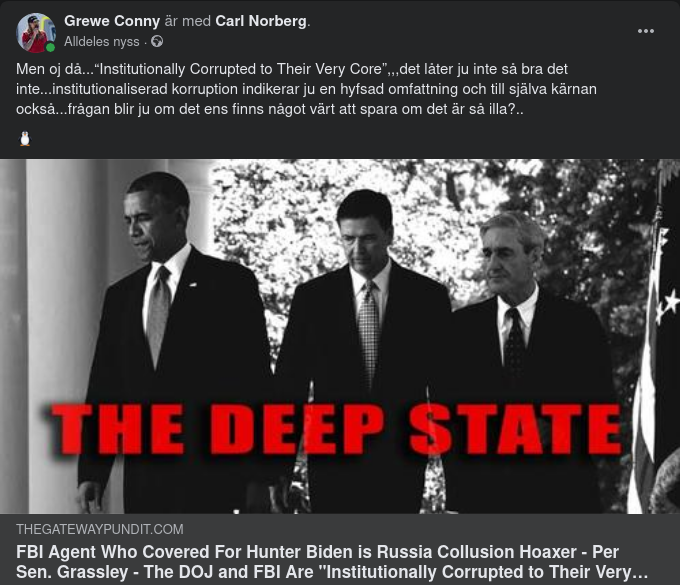 FBI Institutionskorrumperat Till Kärnan