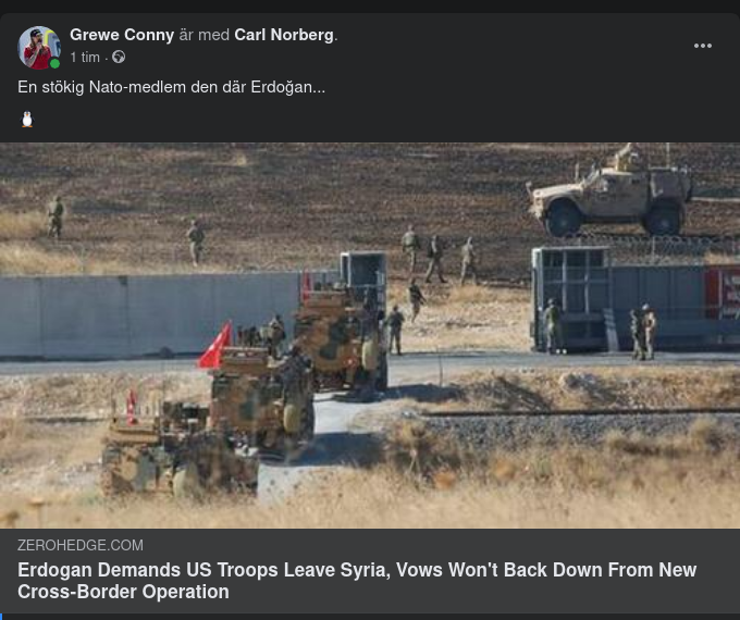 Erdoğan Kräver Amerikanskt Tillbakadragande I Syrien