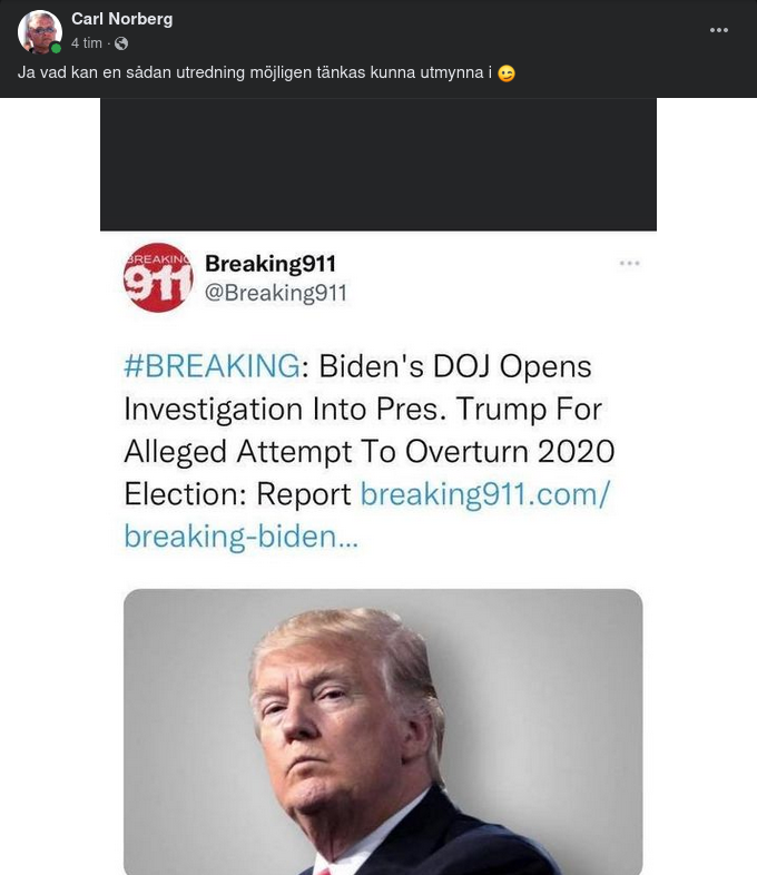 DoJ Öppnar Utredning Om Trumps Påstådda Försök Att Påverka Valresultatet 2020