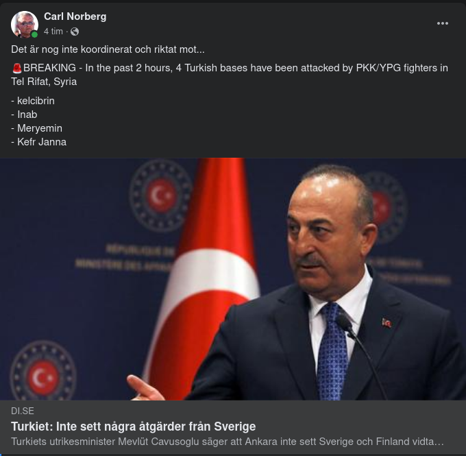 Turkiet Utan Sedda Svenska Åtgärder