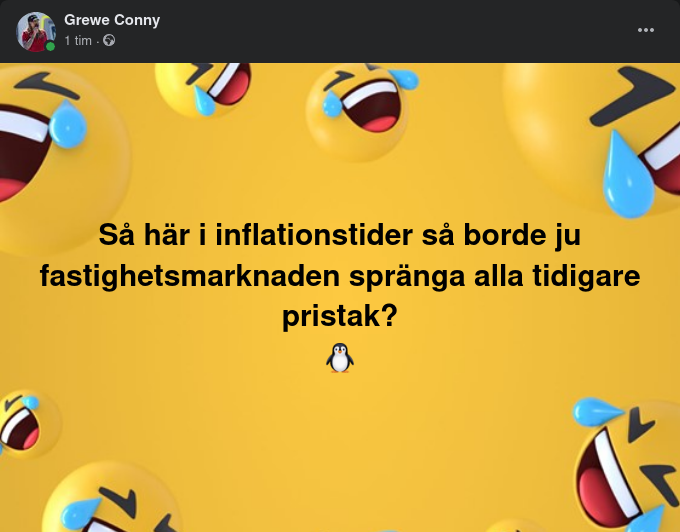 Pristakssprängande Fastighetsmarknadsinflation