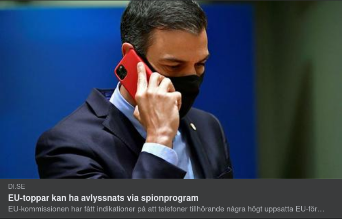 Möjligt Avlyssnade EU-Toppar