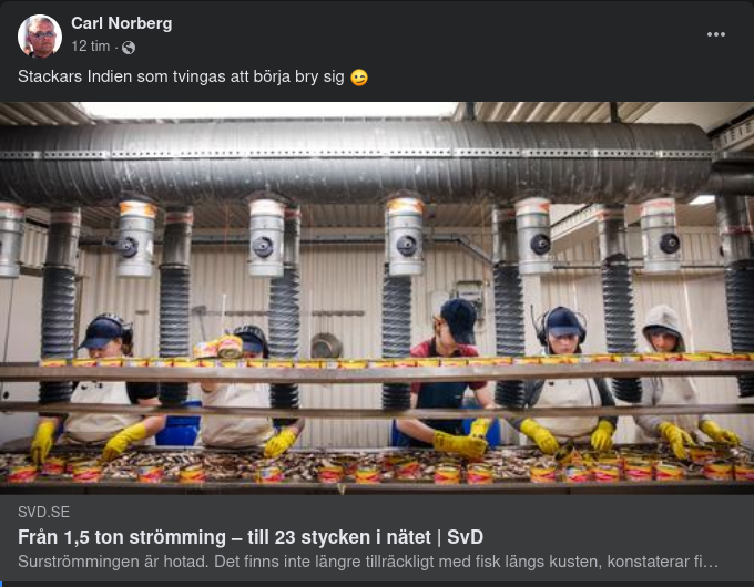 Utan Strömming I Indien