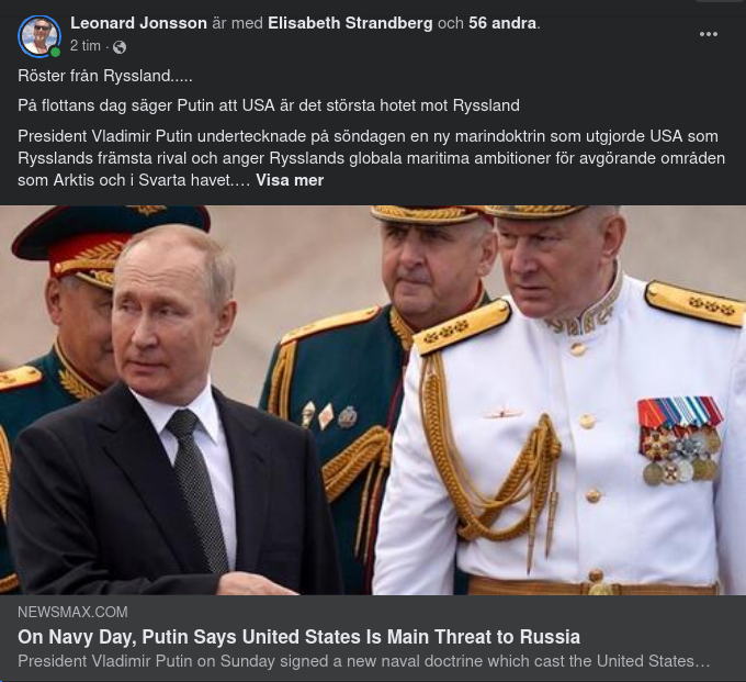 Rysslands Största Hot