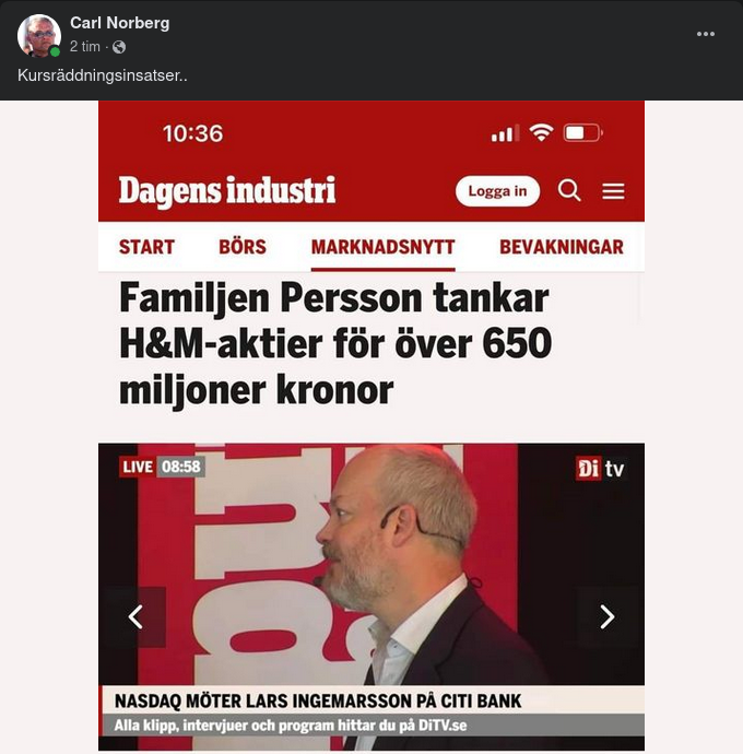 Kursräddningsinsats Av Persson-Familjen