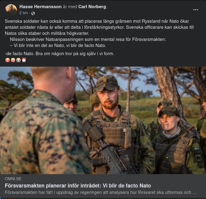 Mentalt Nato-Resande Försvarsmakt