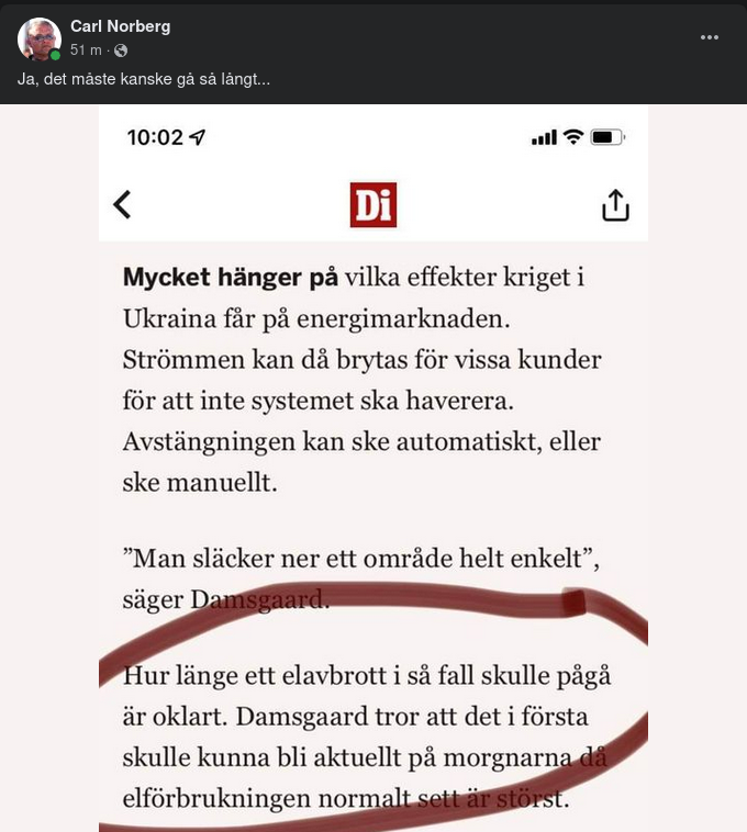 Ukrainas Effekt På Energimarknaden