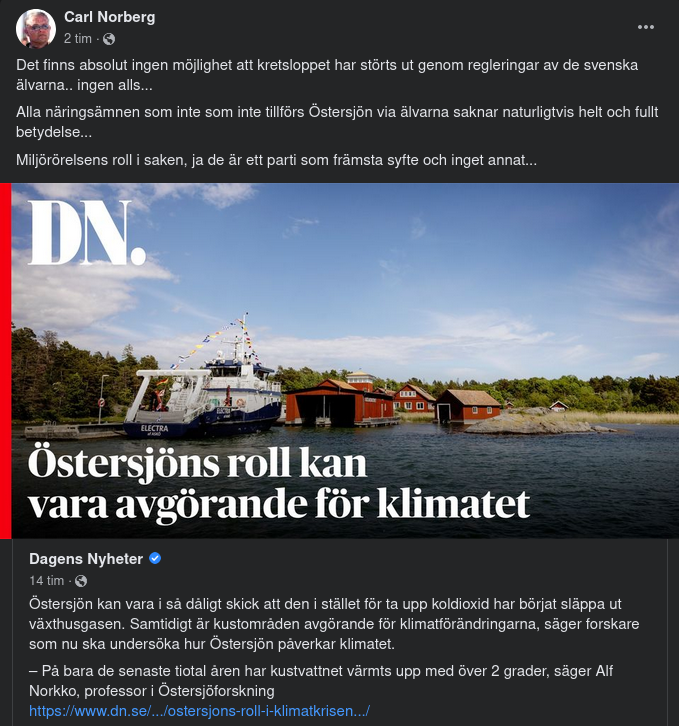 Östersjön & Klimatet