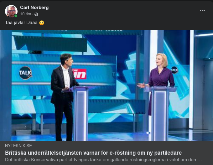 Röstfusksvarnande Brittisk Underrättelsetjänst