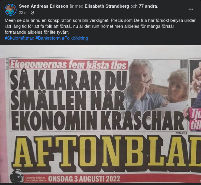 När - Inte Om - Ekonomin Kraschar I Aftonbladet