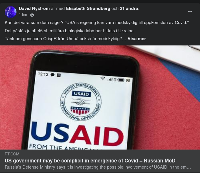 Medskyldig Till Coviduppkomst?..