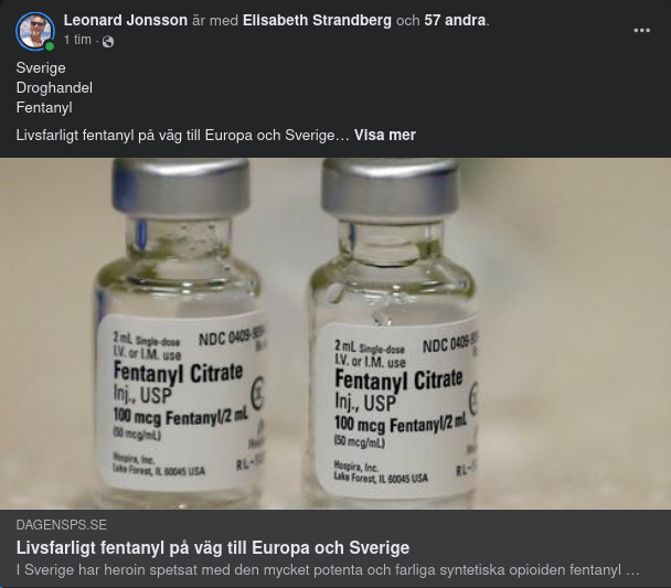 Fentanylspetsat Heroin