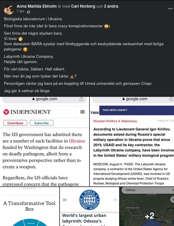 Biologiska Laboratorium I Ukraina