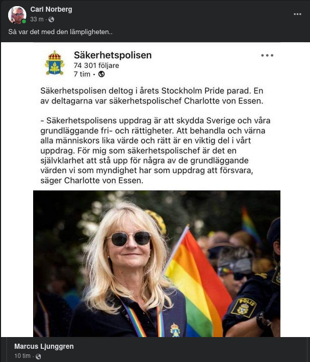 Säkerhetspolischefslämpligt