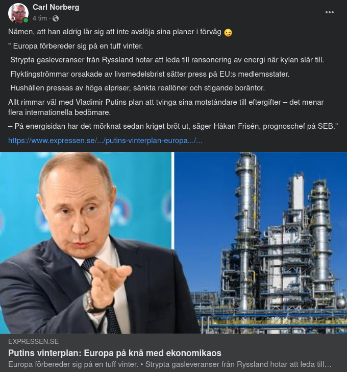 Expressen Avslöjar Putins Vinterplan