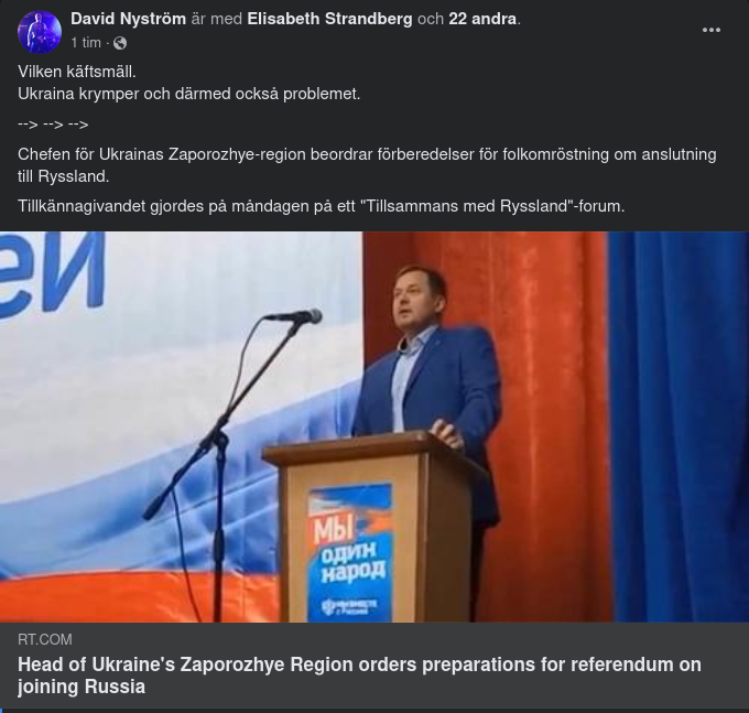 Folkomröstningsförberedande Zaporozhye Region