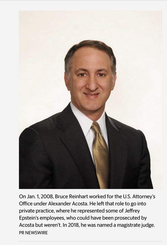 Epstein - Domare Bruce Reinhart - Mar A Lago
