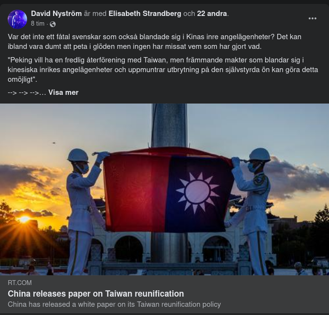 Främmande Makters Inblandning I Kinas Inrikes Angelägenheter