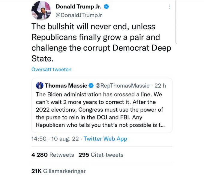 Befälet Över DoJ & FBI