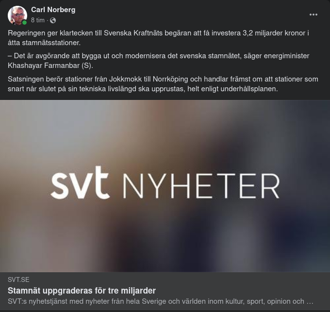 Elstamsnätsuppdateringar Helt Enligt Underhållsplanen