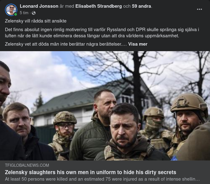 Ukraina Dödar Sina Fängslade Azov-Militärer