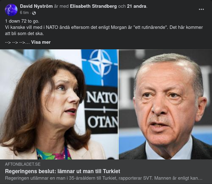 En Utlämning Till Turkiet