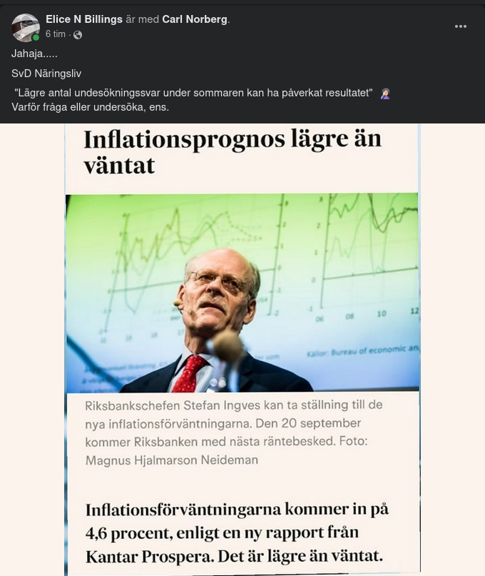 Inflationsprognos