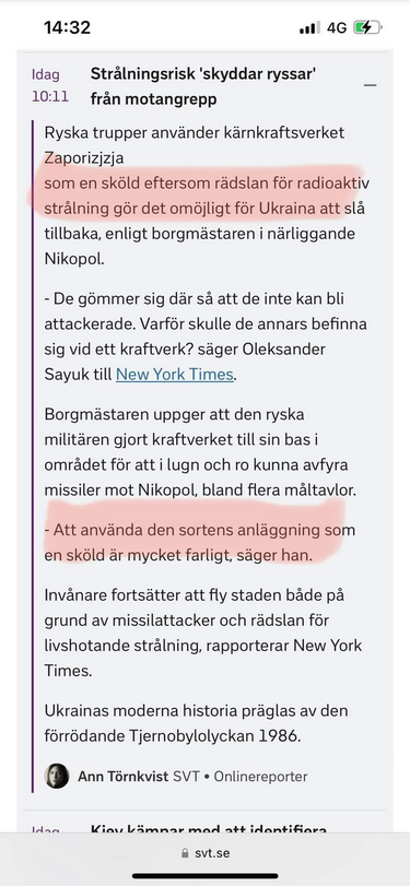 Motangreppsskyddande Strålningsrisk