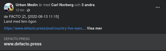 Dyra Båtar & Fem Ögon