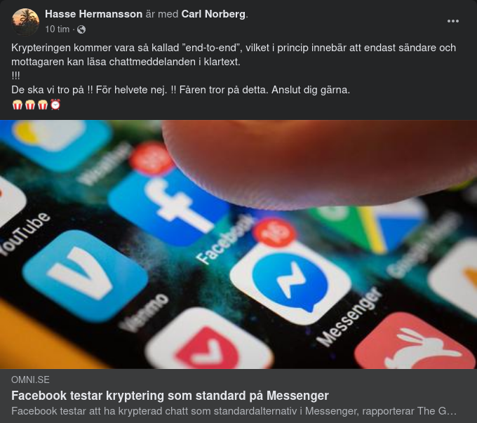 Krypteringstestande FB