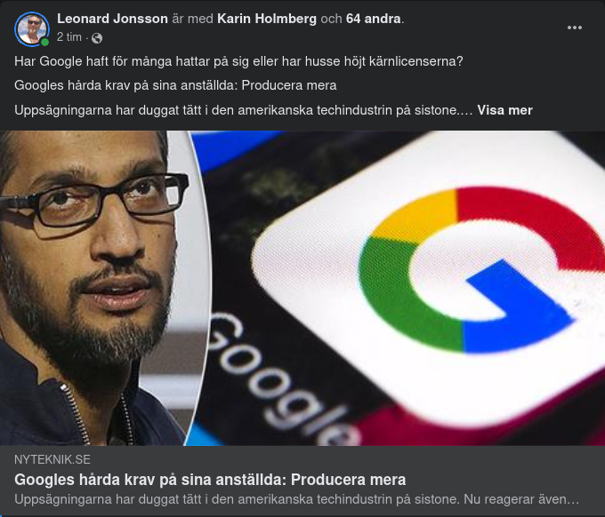Hårda Produktionskrav För Googles Anställda