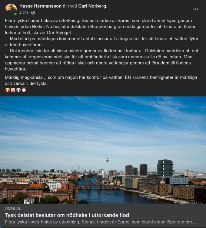 Vattenkontroll I Torktider