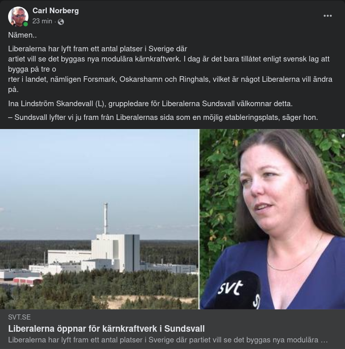 Kärnkraft I Sundsvall?