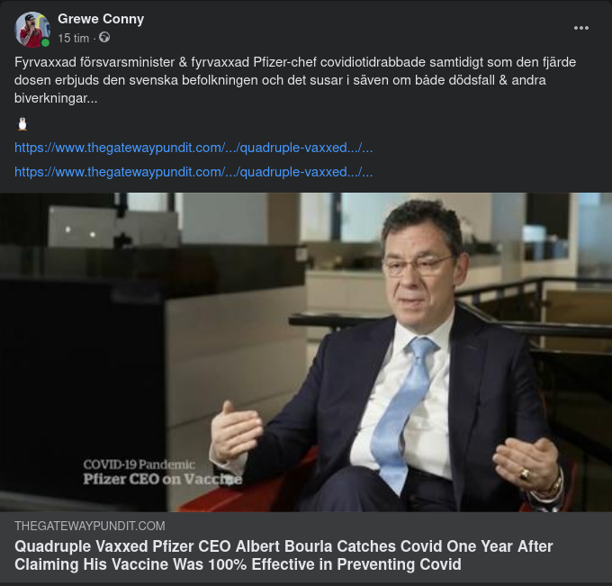 Fyrvaxxade Covidiotier