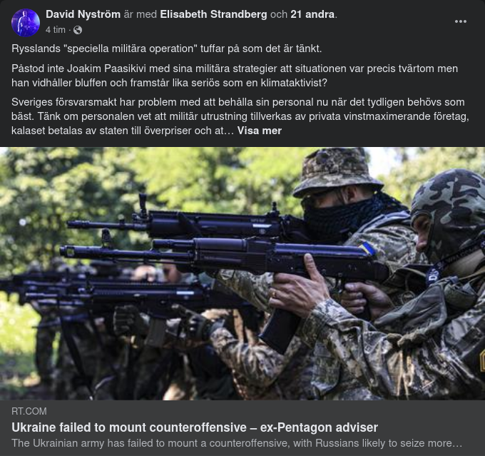 Ukraina Utan Motoffensiv Förmåga