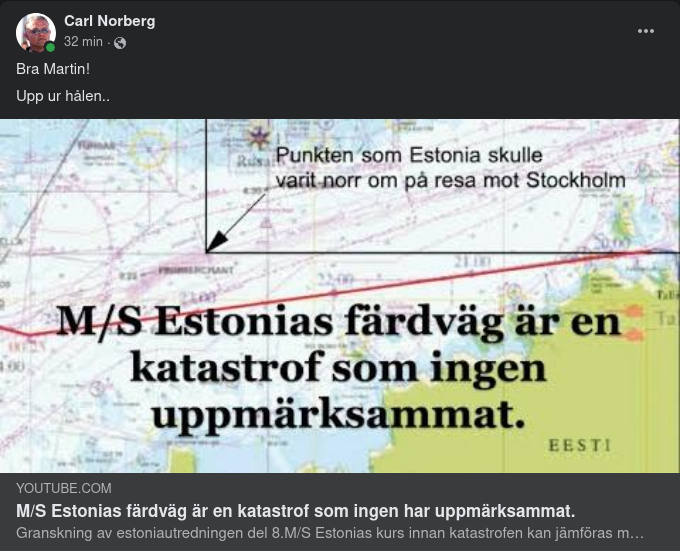 Stensö Om Estonia Del VIII