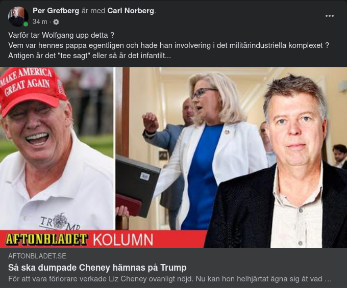 Woffie Om Cheney's Hämndgiriga Framtidsplaner