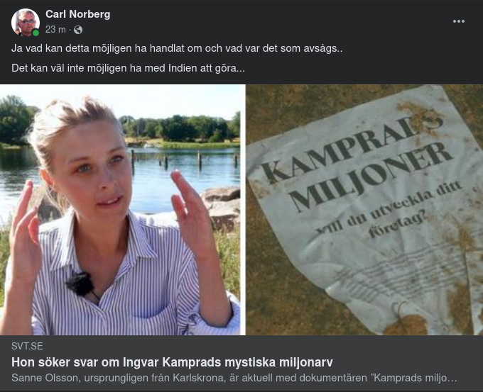 Kamprads Testamenterade Norrlandsmiljoner