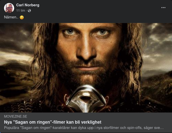 Möjligen Nya Sagan Om Ringen-Filmer