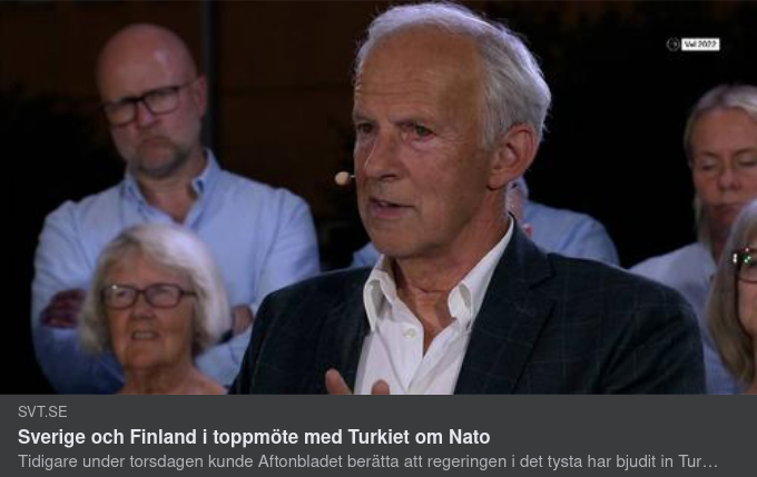 Nato-Möte Mellan Sverige, Finland & Turkiet