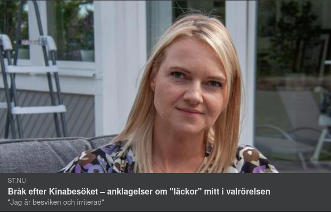 Bråk Efter Kinabesök I Norrland