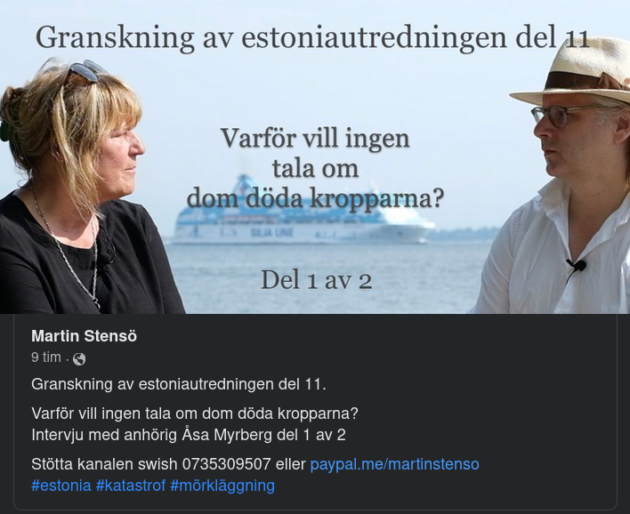 Stensö & Estonias Döda Kroppar