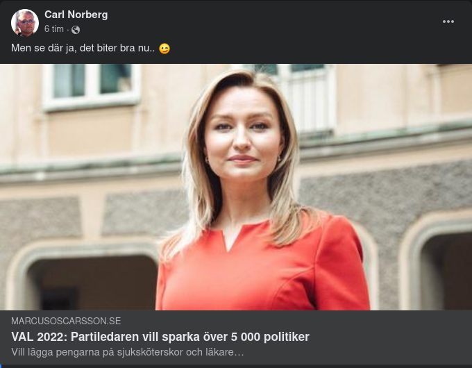 Ebba Vill Sparka 5000 Politiker