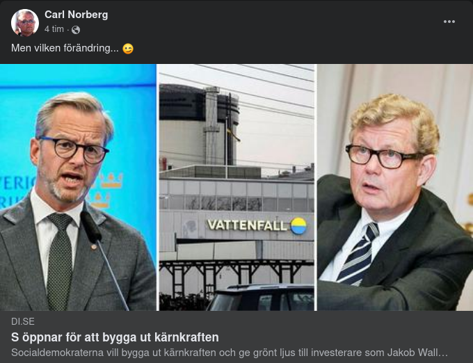 Kärnkraftsutbyggningsöppnande (S)